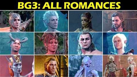 all romance scenes bg3|all romanceable characters in bg3.